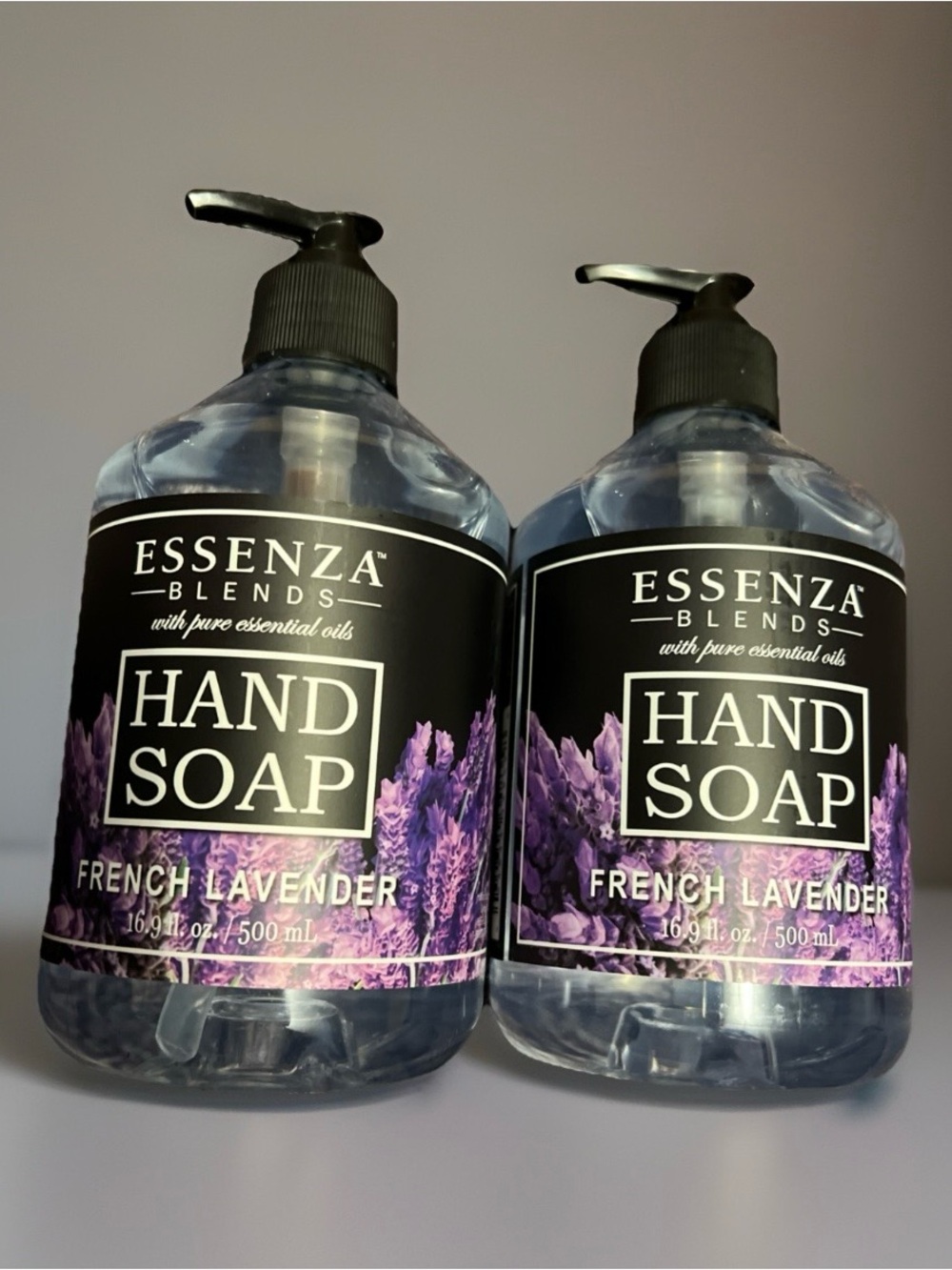 TWO (2) FRENCH LAVENDER ESSENZA BLENDS LUXURY HAND SOAP